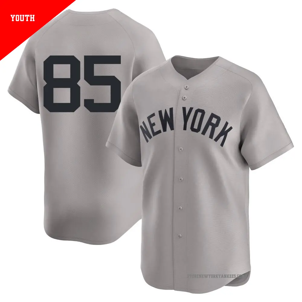 Youth ＃85 Clayton Beeter New York Yankees Gray Limited Away 2nd Jersey